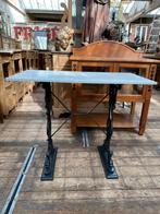 Victoriaans gietijzer bistrotafeltje tafelje met marmer, Ophalen