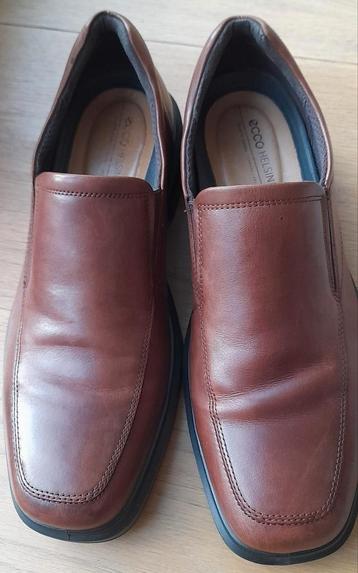 Ecco Helsinki 2 schoenen bruin - maat 45 - vrijwel nieuw beschikbaar voor biedingen