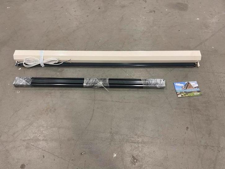 Verano zonwering/zipscreen - wit en zwart., Huis en Inrichting, Stoffering | Gordijnen en Lamellen, Nieuw, 100 tot 150 cm, 100 tot 150 cm