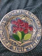 Vintage Oiseu Bleu Gien Bord met Kersendesign, Ophalen of Verzenden