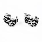 Skeleton Hand Design Stalen Oorbellen - RVS - Dames Heren, Overige materialen, Hangers, Birgitta-Gracht 33, 6465 EL Kerkrade, Nederland