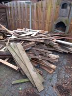 Gratis hout, Tuin en Terras, 3 tot 6 m³, Ophalen, Overige houtsoorten