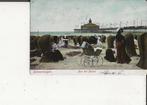 Scheveningen Aan het strand GR-Oude Tonge 31 dec 1908, Gelopen, Zuid-Holland, Ophalen of Verzenden, Voor 1920