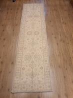 Handgeknoopt oosters tapijt loper ziegler 299x77, 200 cm of meer, 50 tot 100 cm, Nieuw, Crème