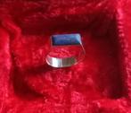 Sterling ring met Lapis Lazuli, Kleiner dan 17, Dame of Heer, Met edelsteen, Zilver