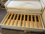 Eenpersoonsbed met uitschuifbed en matras, Huis en Inrichting, Slaapkamer | Bedden, Ophalen, Gebruikt, 90 cm, Eenpersoons