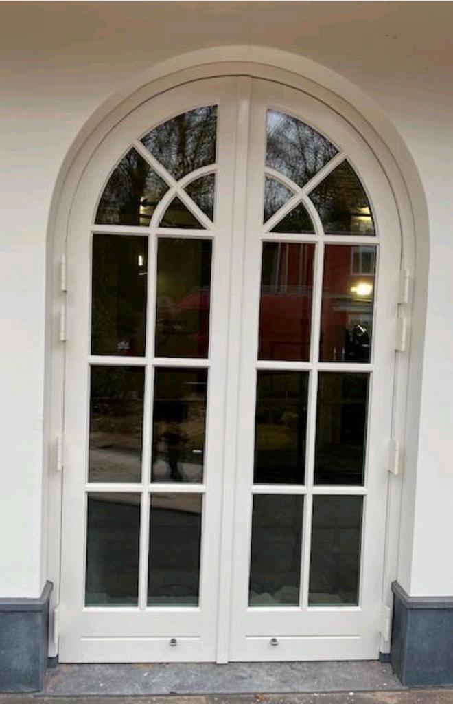 Kozijn met dubbele toog deuren, Doe-het-zelf en Verbouw, Deuren en Horren, Nieuw, Buitendeur, 215 cm of meer, 120 cm of meer, Ophalen of Verzenden