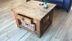 Salontafel oud teak, Huis en Inrichting, Tafels | Salontafels, Gebruikt, 100 tot 150 cm, Minder dan 50 cm, Rechthoekig
