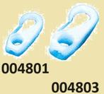 Kunststof (nylon) musketonhaken Ø 4 mm & 8 mm. Vanaf € 0,70., Ophalen of Verzenden, Nieuw, Overige typen