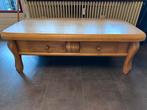 Salontafel eiken, Huis en Inrichting, Tafels | Salontafels, Ophalen, Gebruikt, 100 tot 150 cm, Eikenhout