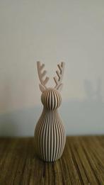 3D Geprint Hert - Moderne Kerstdecoratie, Tuin en Terras, Ophalen of Verzenden, Nieuw, Kunststof, Dierenbeeld