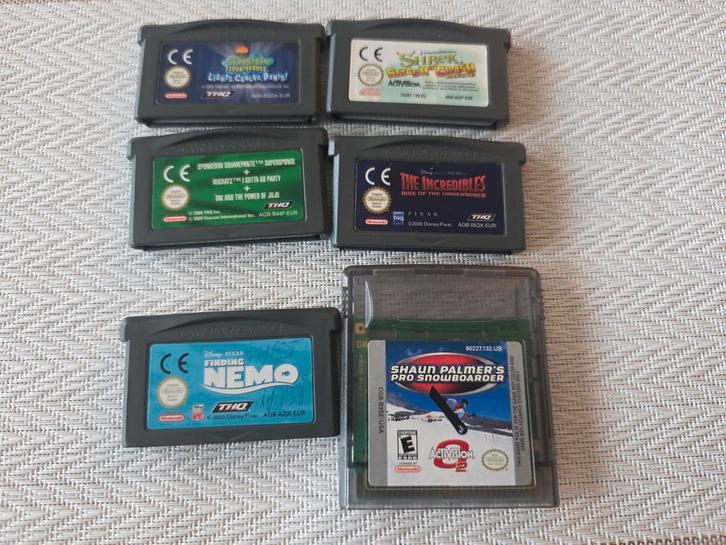 Game Boy Advance Spelletjes - Diverse Titels, Spelcomputers en Games, Games | Nintendo Game Boy, Gebruikt, Avontuur en Actie, 1 speler