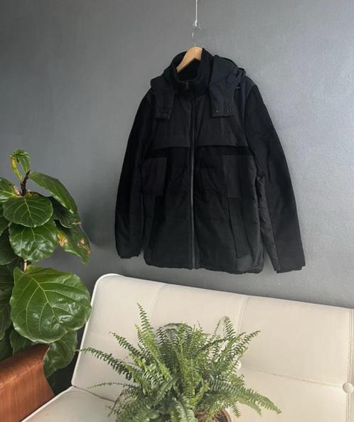 Calvin Klein winterjas, Kleding | Heren, Jassen | Winter, Gedragen, Maat 52/54 (L), Zwart, Ophalen of Verzenden
