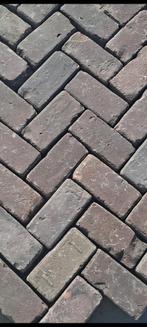 650m2 oude gebakken klinkers.   Paars rood .op pallets, Keramiek, Oude klinkers, Klinkers, Oude klinkers