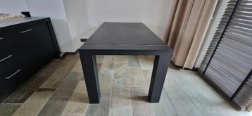 Tafel zwart hout-fineer 160 x 90 x 85 hoog beschikbaar voor biedingen