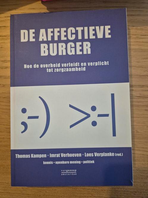 De Affectieve Burger - Kampen, Verhoeven, Verplanke, Boeken, Politiek en Maatschappij, Gelezen, Politiek en Staatkunde, Nederland
