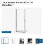 Luca varess Kuresa douche draaideur 90x 200 cm, Doe-het-zelf en Verbouw, Sanitair, Ophalen, Nieuw, Douche