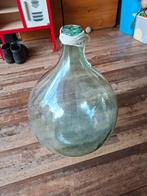 Grote glazen fles / vaas, Huis en Inrichting, Woonaccessoires | Vazen, Ophalen, Overige kleuren, Minder dan 50 cm, Glas