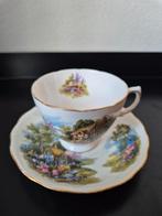 Cottage Royal Vale porselein, Ophalen of Verzenden, Gebruikt, Porselein, Kop en/of schotel