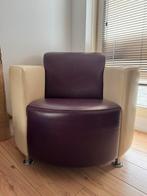 Leren montel stoel, Ophalen, Eenpersoons, Minder dan 75 cm, Leer