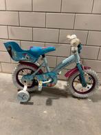 Disney frozen fiets 12 inch, Ophalen, Zo goed als nieuw, Minder dan 16 inch, Zijwieltjes