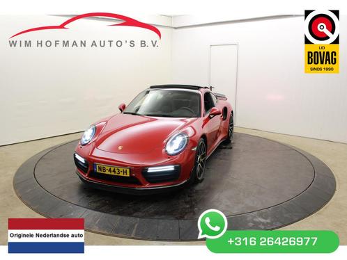 Porsche 911 3.8 Turbo S Aerokit en SportDesign (bj 2017), Auto's, Porsche, Bedrijf, Te koop, 4x4, ABS, Achteruitrijcamera, Adaptive Cruise Control