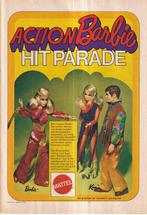 retro reclame 1971 Mattel Barbie & Ken pop hit parade, Ophalen of Verzenden