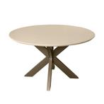 Tafel madison 110 cm 130 cm en 150 cm, Rond, Ophalen of Verzenden, Zo goed als nieuw, Vijf personen of meer