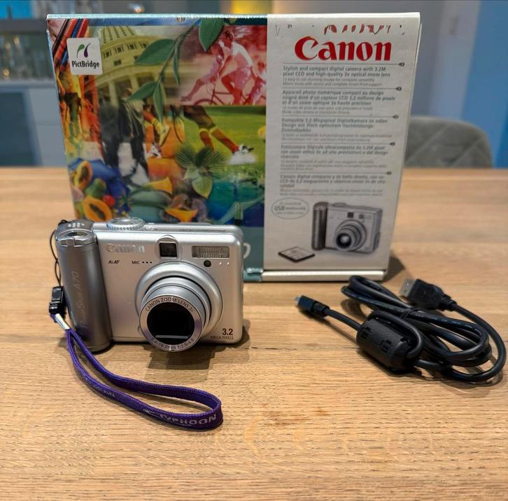 Canon Powershot A70 Digitale Camera, Audio, Tv en Foto, Fotocamera's Digitaal, Gebruikt, Compact, Canon, Minder dan 4 keer, Ophalen of Verzenden