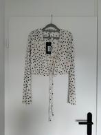 Polkadot wikkeltop Loavies maat M, Maat 38/40 (M), Wit, Nieuw, Ophalen of Verzenden
