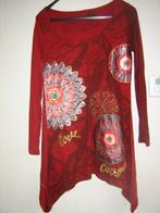 Leuke tuniek van Desigual, maat M, Maat 38/40 (M), Ophalen of Verzenden, Zo goed als nieuw, Rood