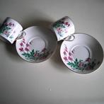 2 hutschenreuther  kop en schotels "vrouwentranen", Ophalen of Verzenden, Zo goed als nieuw, Overige stijlen, Kop(pen) en/of Schotel(s)