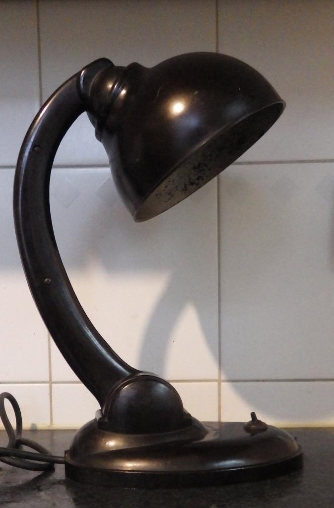 *Bakelieten bureaulamp* vintage, Antiek en Kunst, Curiosa en Brocante, Ophalen of Verzenden