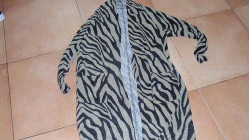 NIEUW Damesvest maat M only zwart/beige viscose open slaand, Kleding | Dames, Truien en Vesten, Nieuw, Maat 38/40 (M), Overige kleuren