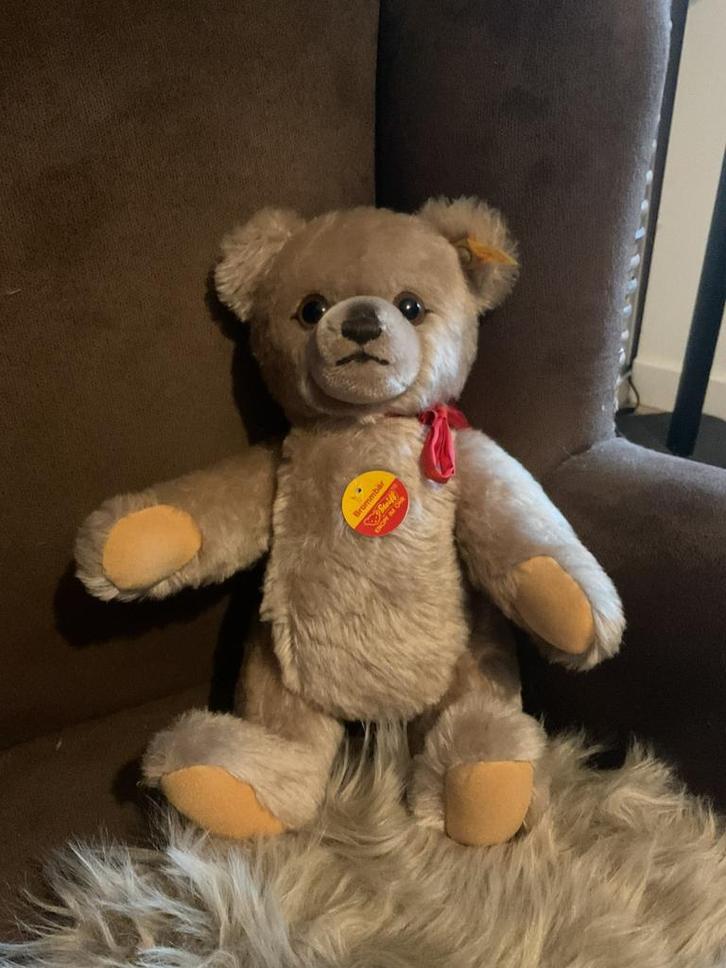 Steiff Old Time Growler Bear (Brummbär /brombeer), Verzamelen, Beren en Cherished Teddies, Zo goed als nieuw, Stoffen beer, Steiff
