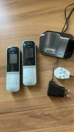 Draadloze hand telefoonset AEG, Ophalen of Verzenden, Zo goed als nieuw, 2 handsets