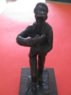 bronzen beeldje stroop likker, Antiek en Kunst, Antiek | Koper en Brons, Ophalen of Verzenden