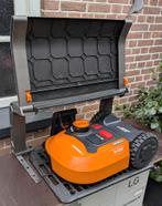 Worx Landroid M500 Cut to edge compleet met garage max 500m2, Tuin en Terras, Ophalen of Verzenden, Zo goed als nieuw, WORX
