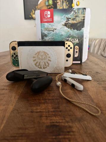 Nintendo Switch Oled - Zelda Tears Of The Kingdom Editie beschikbaar voor biedingen