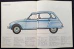 Citroën Dyane brochure 1970, Ophalen of Verzenden, Zo goed als nieuw, Citroën