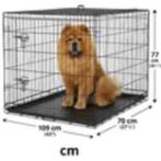 Flamingo Hondenbench XL – Opvouwbare Hondenbench, Dieren en Toebehoren, Hondenbenches, Ophalen, Zo goed als nieuw