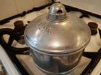 Vintage ALHO eierkoker, eierkookpannetje met fluitdekseltje, Ophalen of Verzenden