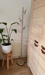 Design vloerlamp dimbaar, 3 spotjes., Huis en Inrichting, Lampen | Vloerlampen, Ophalen, Glas, 100 tot 150 cm, Zo goed als nieuw