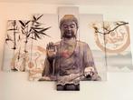 Canvas Schilderij - Boeddha, Ophalen, 125 cm of meer, Zo goed als nieuw, Schilderij
