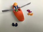 Playmobile jongen in kano, Ophalen of Verzenden, Zo goed als nieuw