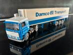 Tekno Volvo F12 met DAMCO GG oplegger, Ophalen of Verzenden, Bus of Vrachtwagen, Zo goed als nieuw, Tekno