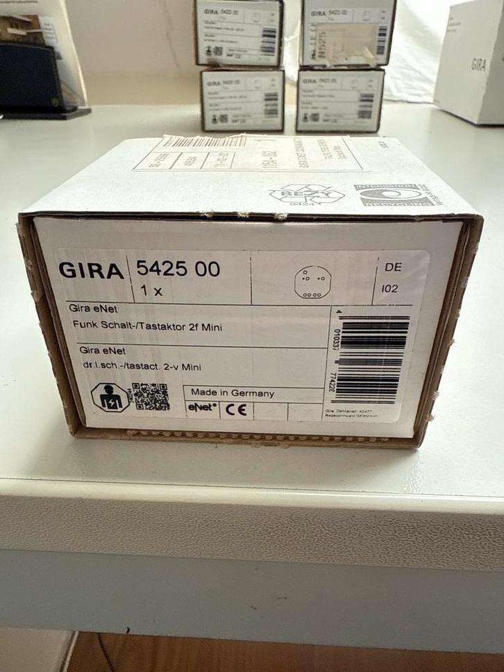 Gira eNet Funk Schakeltaktor 2f Mini - Nieuw!, Doe-het-zelf en Verbouw, Elektra en Kabels, Nieuw, Schakelaar, Ophalen of Verzenden