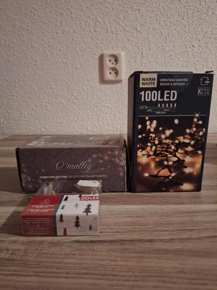Kerstverlichting -Warm Wit, LED, Diversen, Kerst, Nieuw, Ophalen of Verzenden