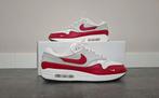 Nike Air Max 1ID Red/White - Maat 45 (29 cm), Wit, Nike, Ophalen of Verzenden, Sneakers of Gympen