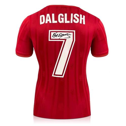 Kenny Dalglish Gesigneerd Liverpool 1986 voetbalshirt, Verzamelen, Sportartikelen en Voetbal, Nieuw, Shirt, Buitenlandse clubs